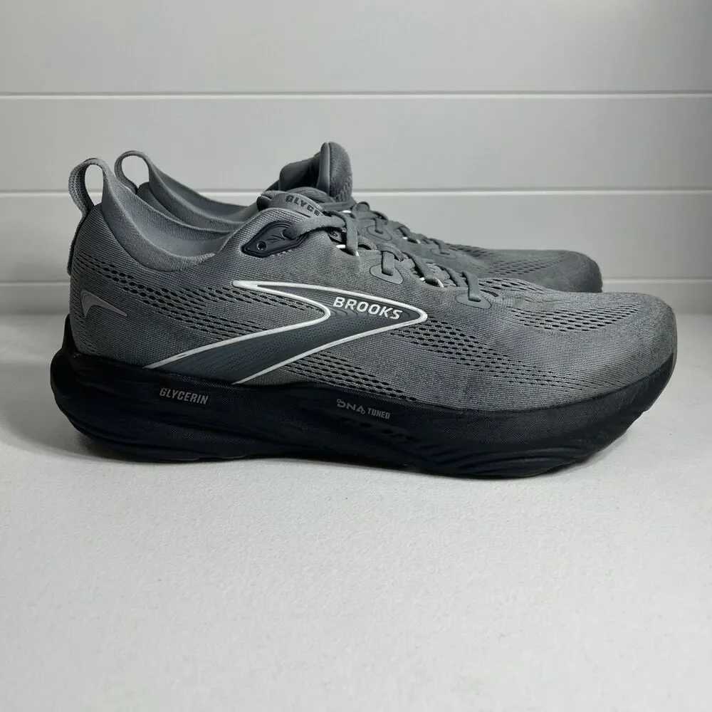 Brooks Glycerin 22 Men’s Shoes Size 14 M Primer Gray Black Running Athletic